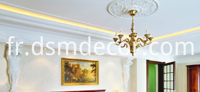 Roses de plafond en PU PU Ceiling Roses